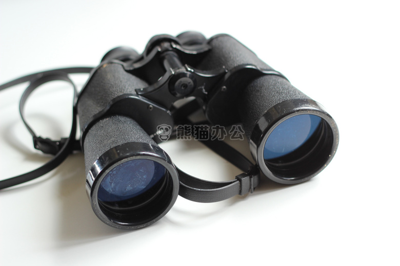 双筒望远镜 黑色 设备