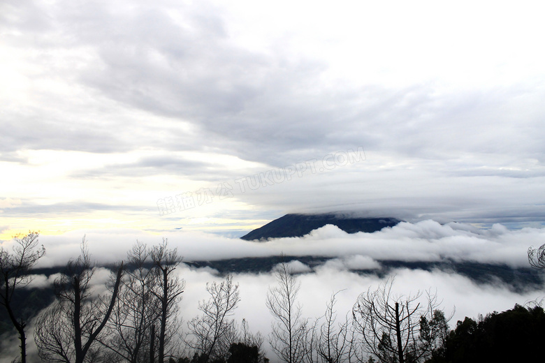 高山云海风景图片