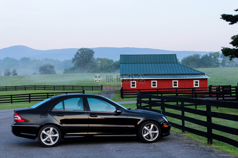 汽车 谷仓 农场