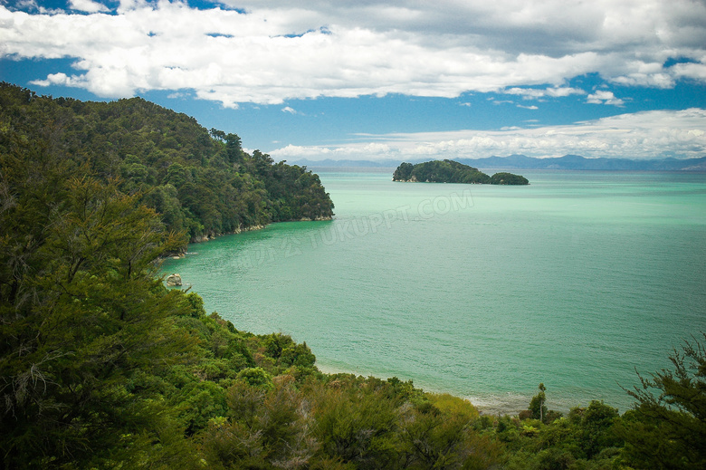 小岛海湾图片