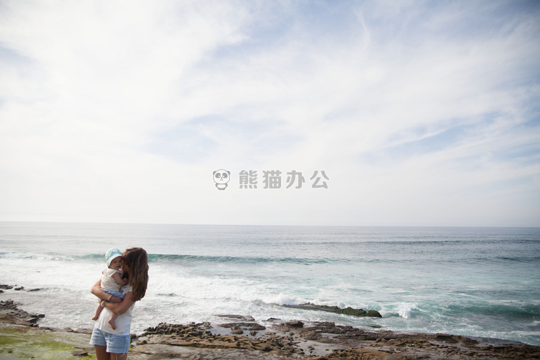 宝贝 海滩 美丽的