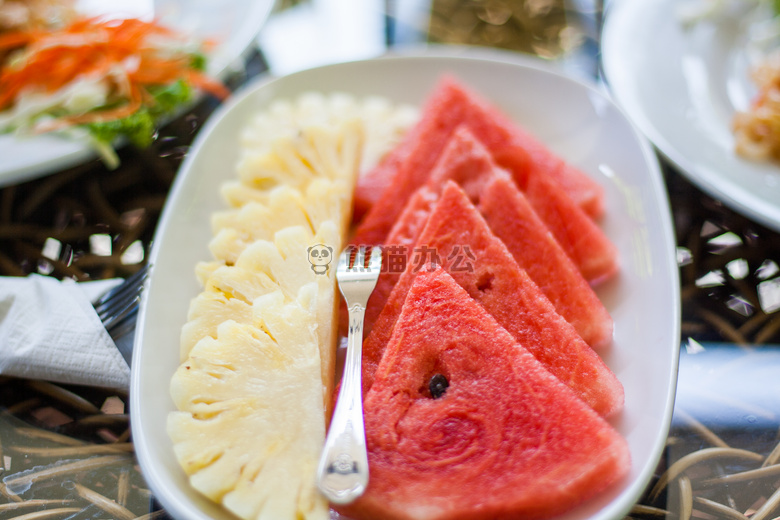 食物 叉 水果