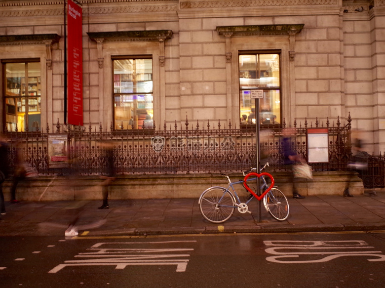 自行车 心 伦敦