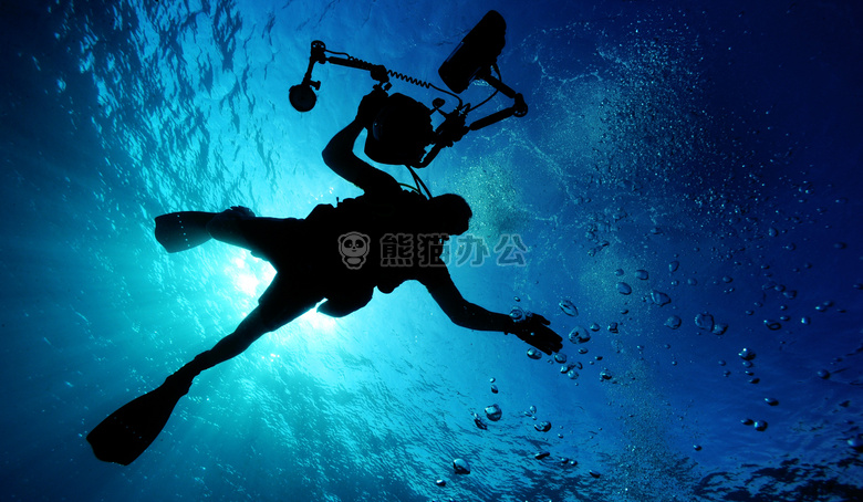 照相机 潜水员 探索
