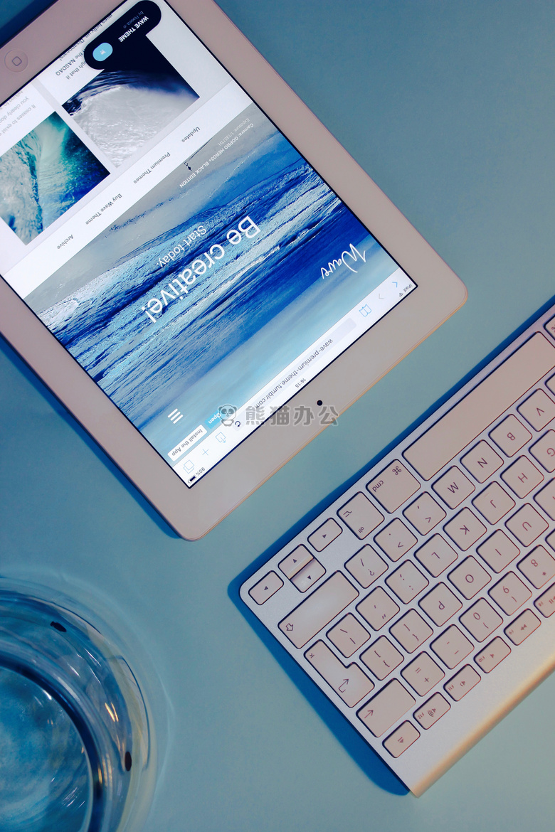 苹果 书桌 iPad