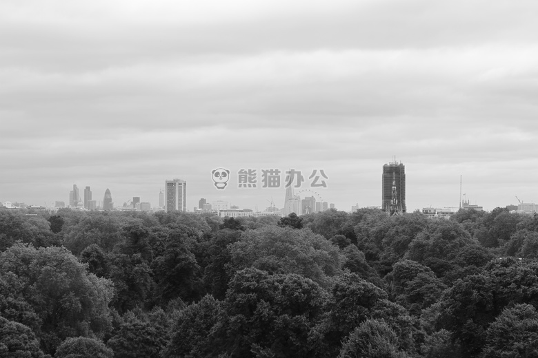 黑白 建筑 城市景观