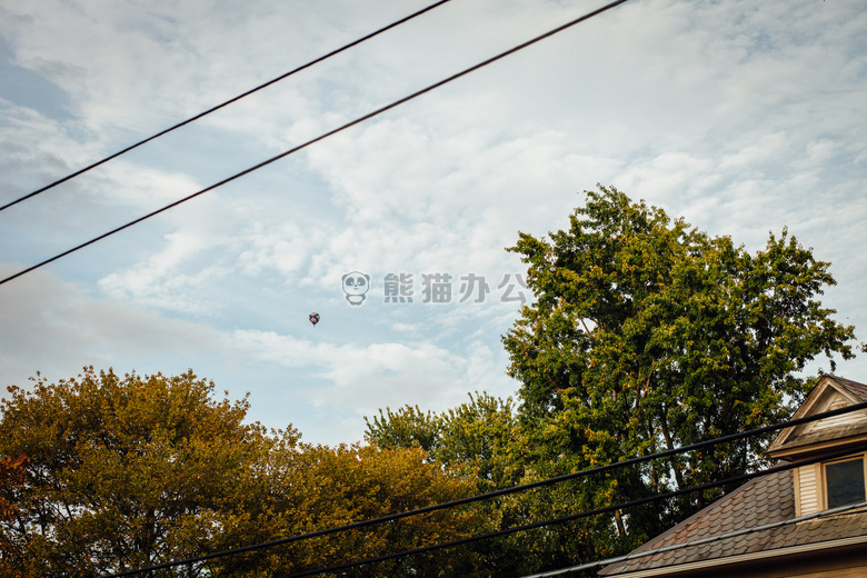 气球 云 热的