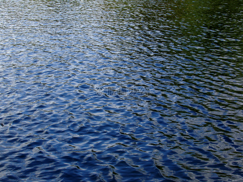 蓝色 划船 湖