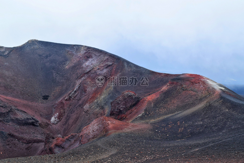 灰尘 埃特纳火山 西西里岛