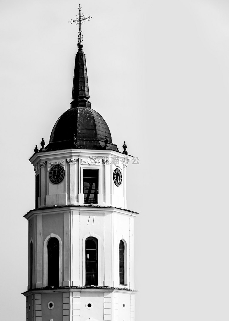 黑白 大教堂 教堂