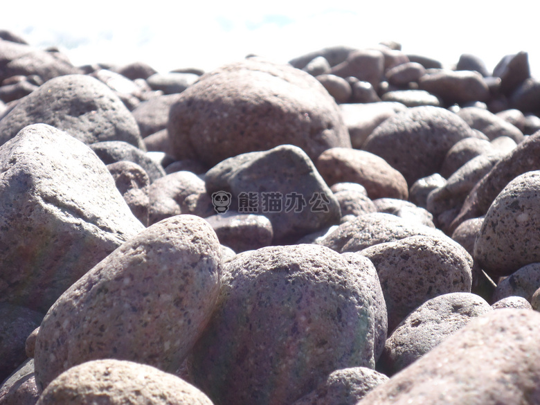 海 海滨 石头