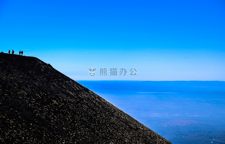 人 山谷 火山