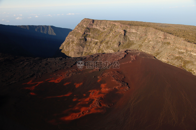 熔岩 山 火山