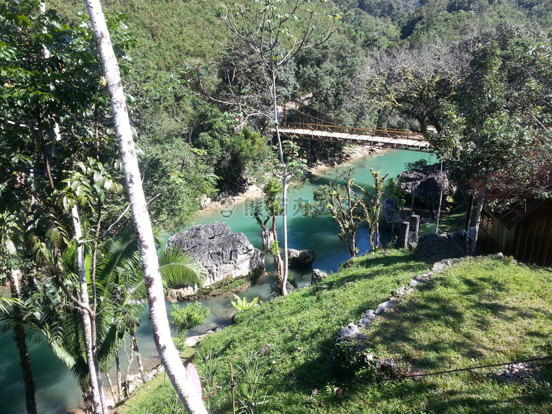 绘画 地方 河