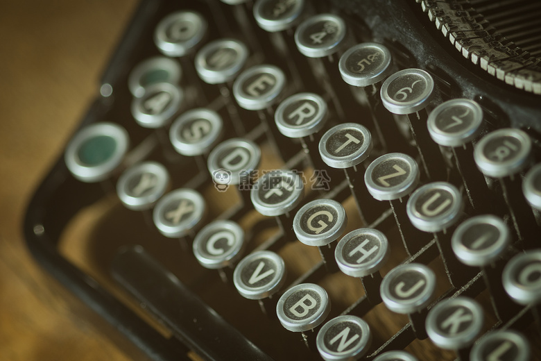 字母 古老的 打字机