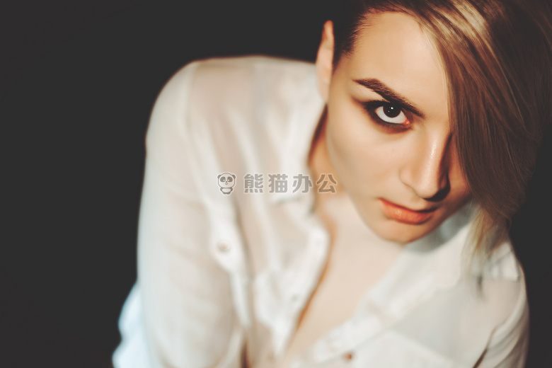 美丽的 时尚 女性的