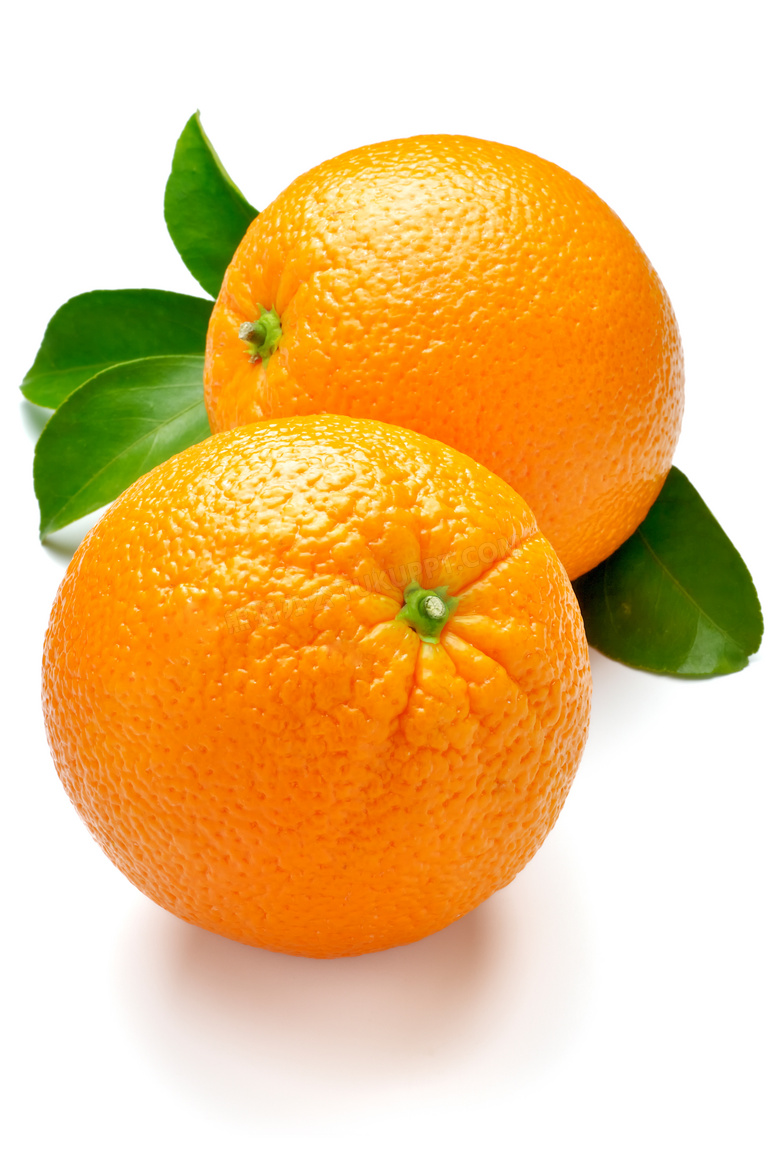 个头匀称新鲜橙子特写摄影高清图片