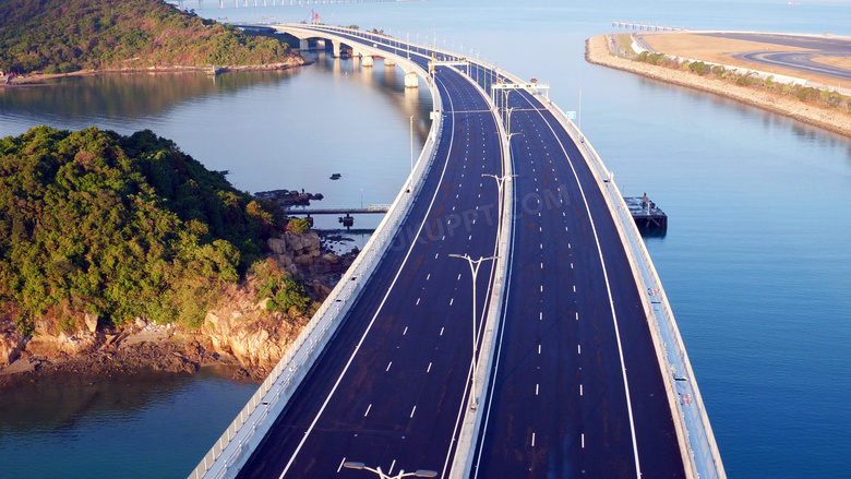 港珠澳大桥景观摄影图片