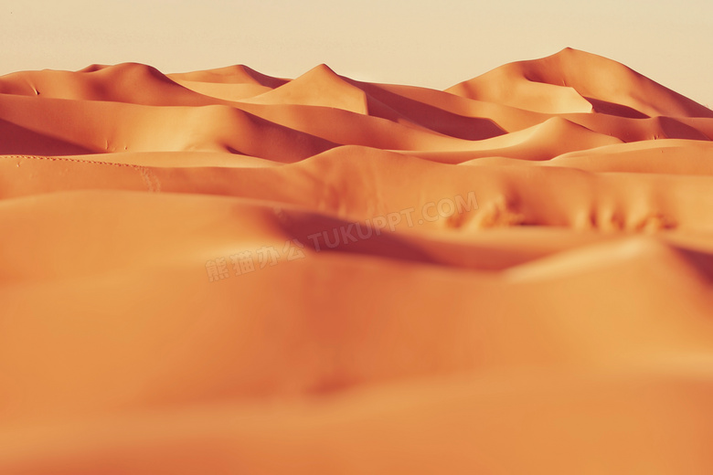 美丽的沙漠景观摄影图片