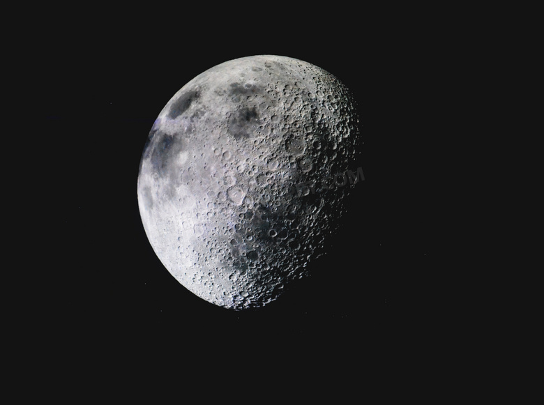 坑坑洼洼月球表面主题摄影高清图片