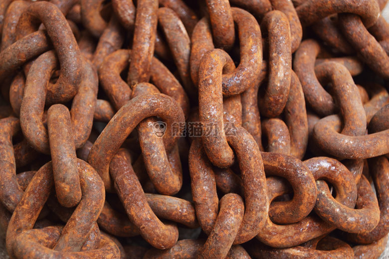 老年人 棕色的 链