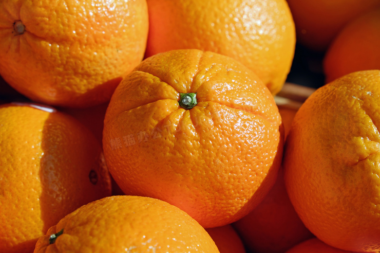个头均匀优选品质橙子摄影高清图片