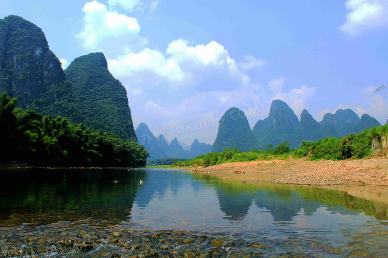 美丽的桂林山水风光摄影图片
