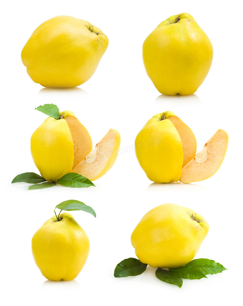 黄色新鲜水果近景特写摄影高清图片