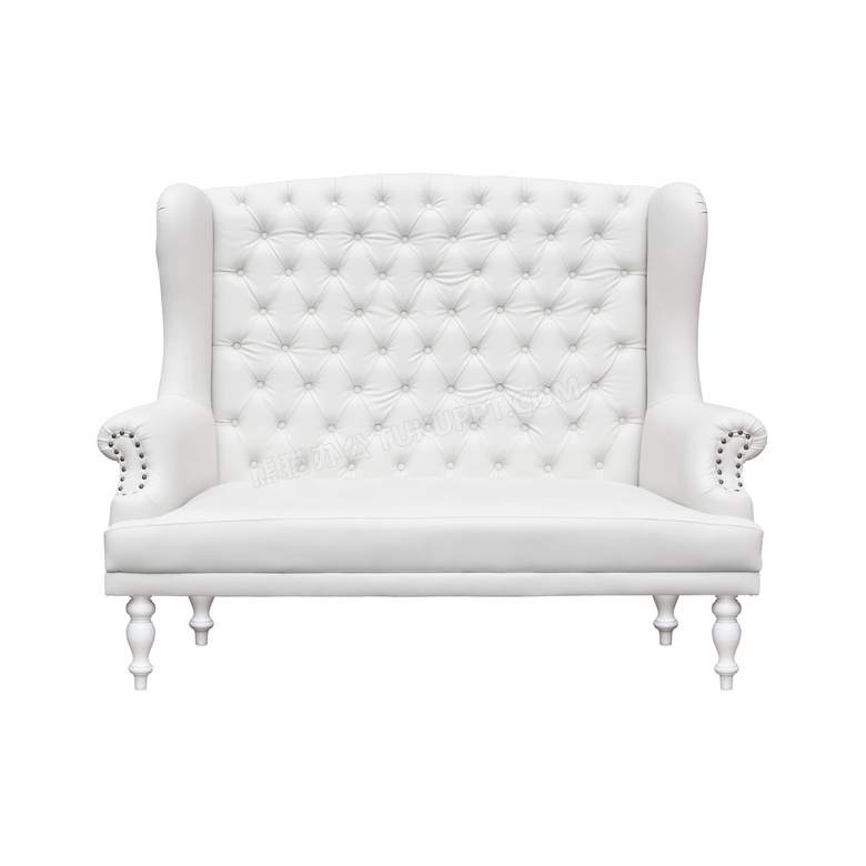 象牙白欧式风格沙发椅摄影高清图片
