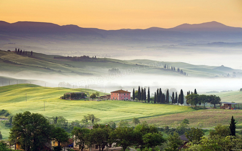 意大利田园风景摄影图片