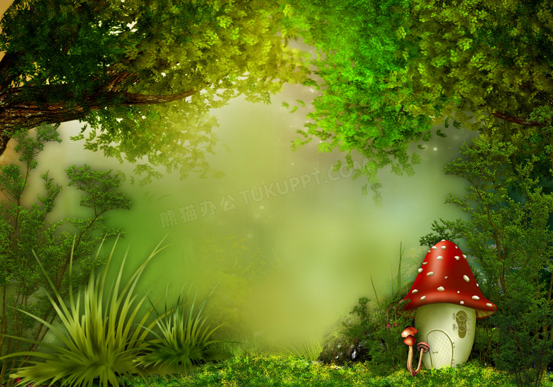 梦幻童话世界背景设计图片素材