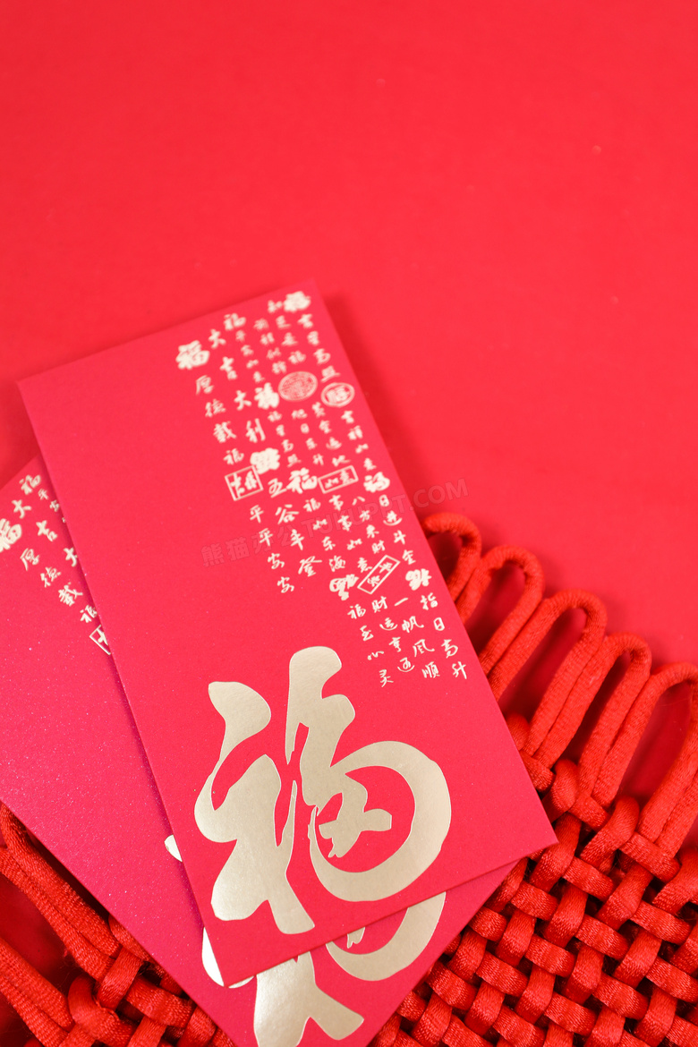 春节红包中国结装饰物