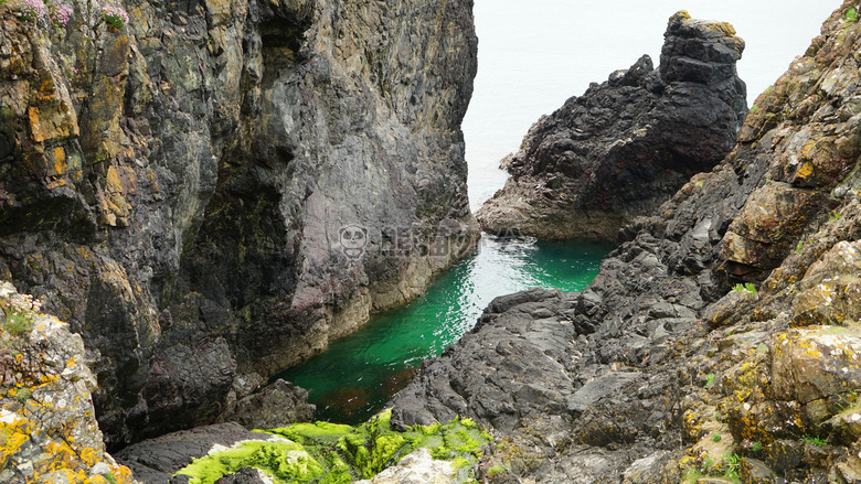 悬崖 海岸 海岸线