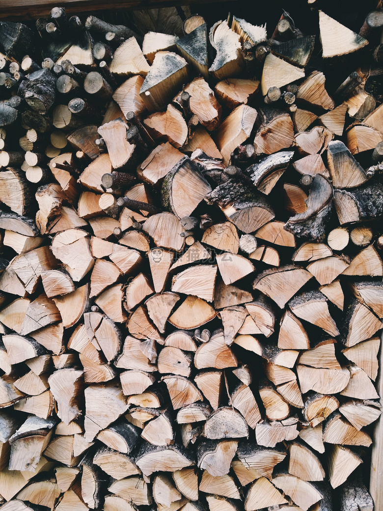 批 切碎 木材