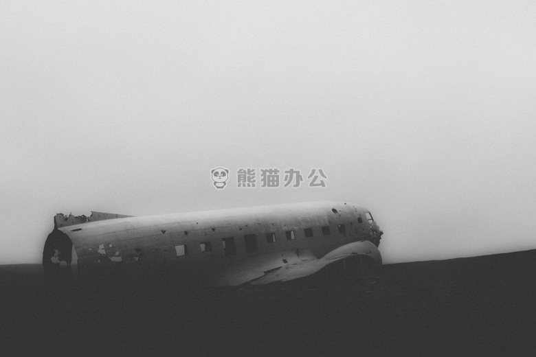 飞机 黑白 机身