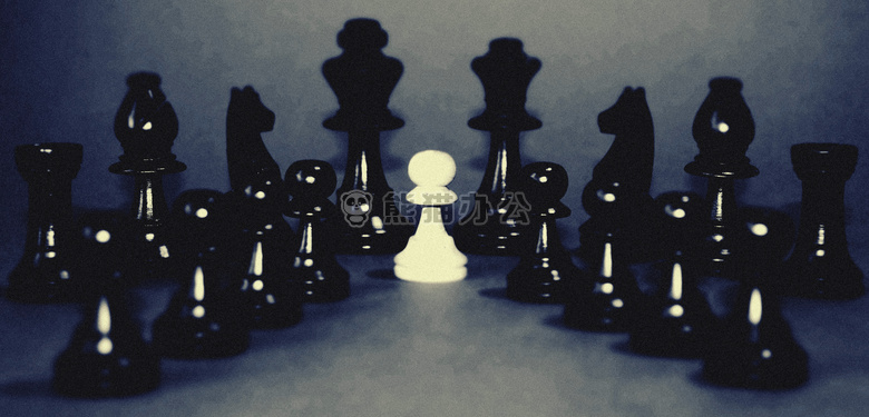 黑色 国际象棋 件