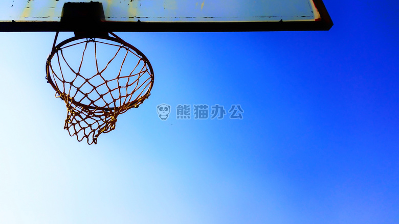 篮球 箍 蓝色