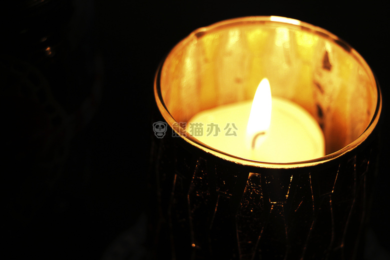 模糊 明亮的 燃烧