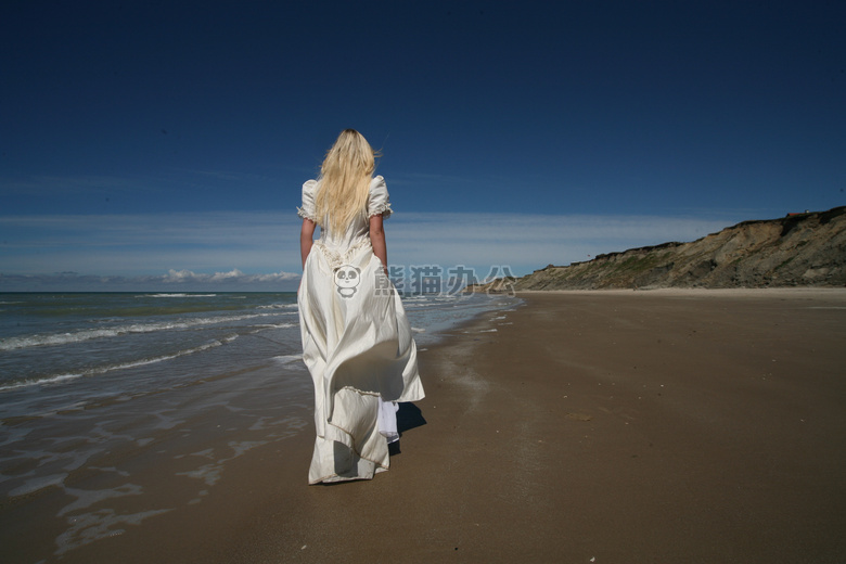 海滩 新娘 长袍