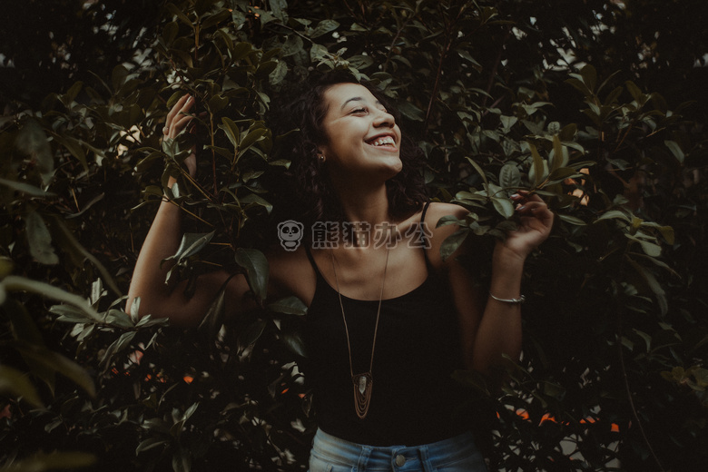 美丽的 美女 面对