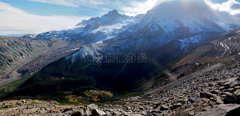 景观 山 外部