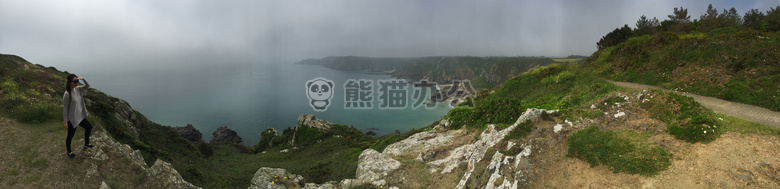 悬崖边 岩石 海