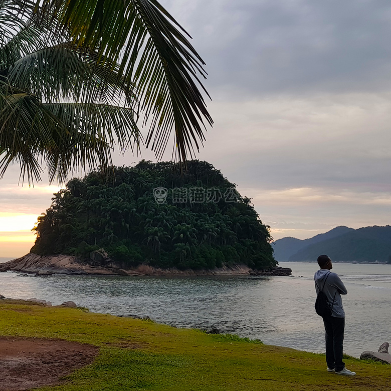 海滩 复活节 岛