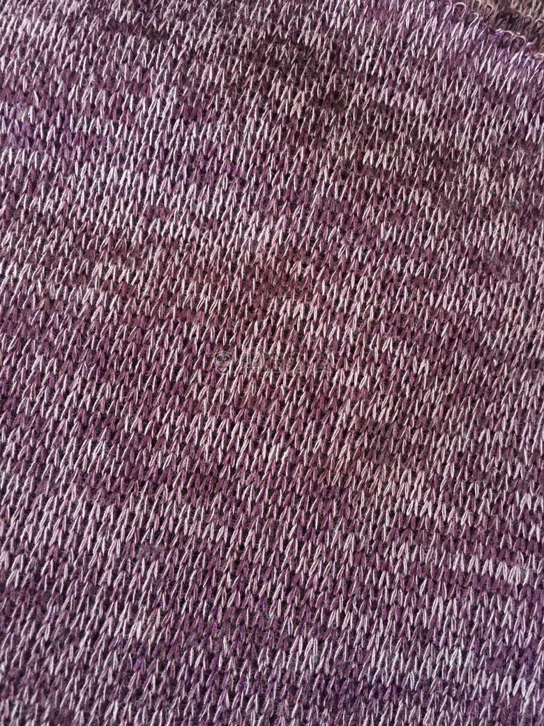 织物 heathered 紫色