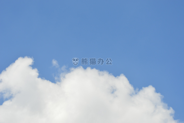 蓝色 天空 云