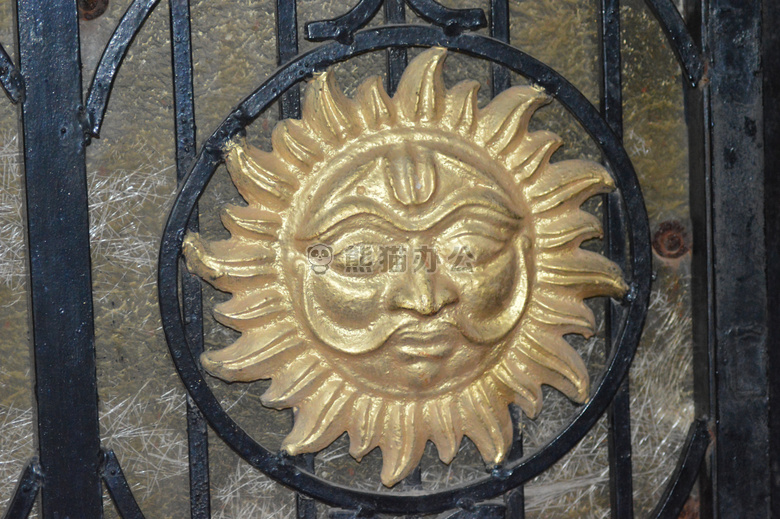 大门 金 金属