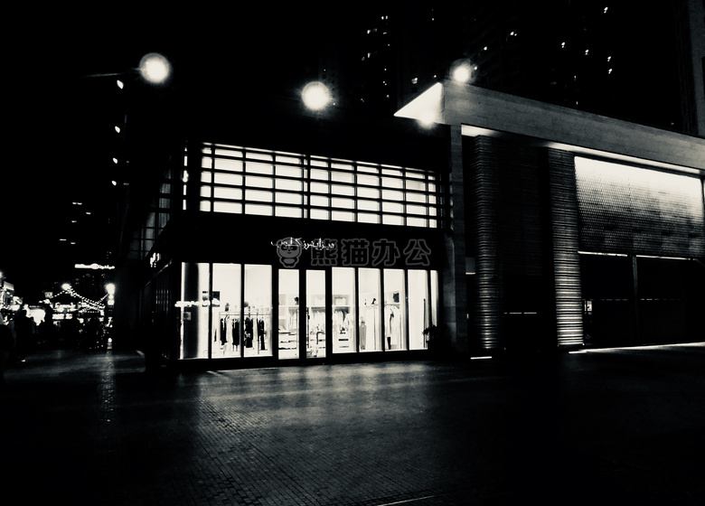 建筑的 设计 黑色