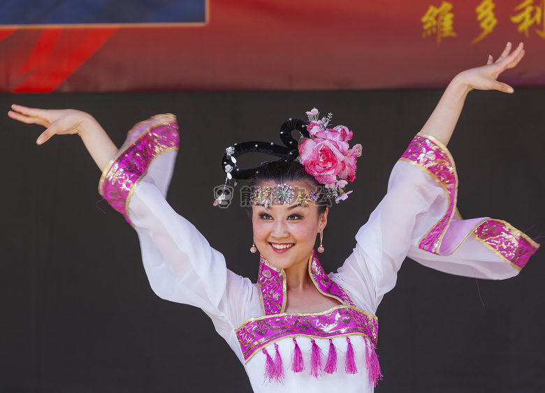中国人 服装 舞者