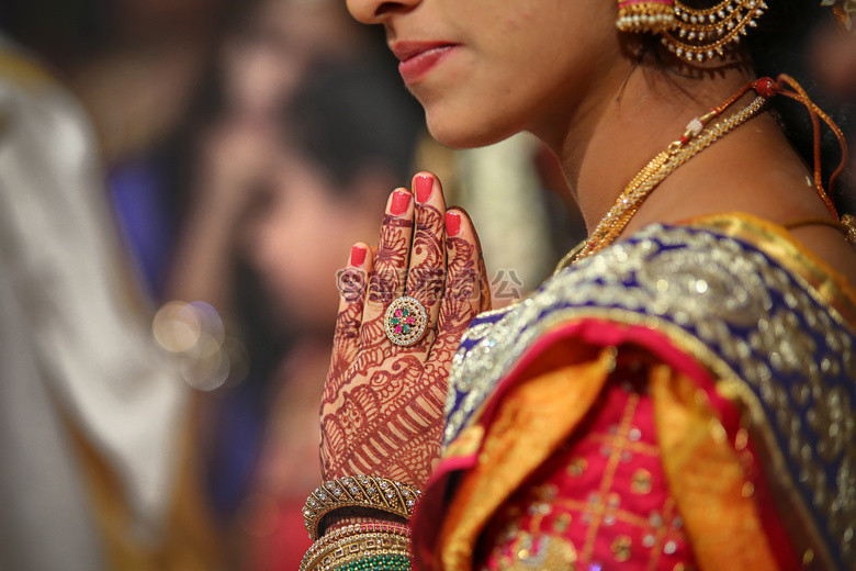 印度 婚礼 传统的