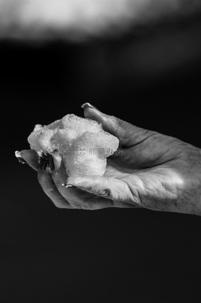 黑白 寒冷的 概念的